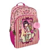Mochila Escolar Gorjuss Carousel Salmão 29 x 45 x 17 cm Jogos | Disfarces - nacloset