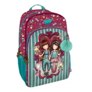 Mochila Escolar Gorjuss Fireworks Grená 29 x 45 x 17 cm Jogos | Disfarces - nacloset