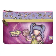 Bolsa Escolar Gorjuss First prize Lilás (23.4 x 15.5 x 1.5 cm) Estojos - nacloset