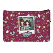 Bolsa Escolar Gorjuss Fireworks Grená (23.4 x 15.5 x 1.5 cm) Estojos - nacloset 2