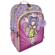 Mochila Escolar Gorjuss First prize Lilás 34.5 x 43.5 x 22 cm Jogos | Disfarces - nacloset