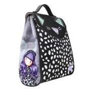 Mochila Casual Gorjuss Smitten kitten Preto Branco (23 x 11 x 27 cm) Acessórios de Moda - nacloset