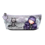 Bolsa Escolar Gorjuss Smitten kitten Preto Branco (22.3 x 8.8 x 5.7 cm) Estojos - nacloset