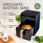 Fritadeira de Ar Panasonic NF-CC600AXE 1450 W 6 L Cozinha | Gourmet - nacloset 2