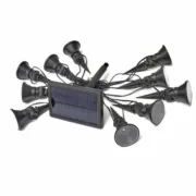 Grinalda de Luzes LED Garland Multispot 10-PK Solar Estaca 5 Lm Casa | Jardim - nacloset