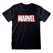 Camisola de Manga Curta Unissexo Marvel Preto Moda | Acessórios - nacloset