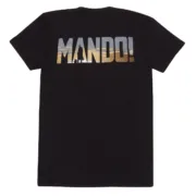 Camisola de Manga Curta The Mandalorian Row of Helmets Preto Unissexo Moda | Acessórios - nacloset 2