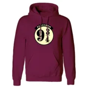 Polar com Capuz Unissexo Harry Potter Platform 9 and 3 Quarters Castanho-avermelhado Desporto | Lazer - nacloset