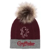 Chapéu Harry Potter Gryffindor House Fur Pom Castanho-avermelhado Acessórios de Moda - nacloset
