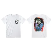 Camisola de Manga Curta DC Comics Batman Card Branco Unissexo Moda | Acessórios - nacloset
