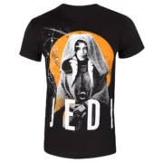 Camisola de Manga Curta Star Wars Jedi Preto Unissexo Moda | Acessórios - nacloset