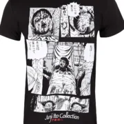Camisola de Manga Curta Junji Ito Surgery Preto Unissexo Moda | Acessórios - nacloset 2