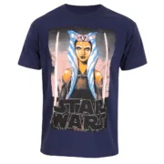 Camisola de Manga Curta Star Wars White Blades Azul Unissexo Moda | Acessórios - nacloset