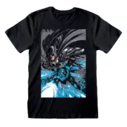 Camisola de Manga Curta Batman Team Up Preto Unissexo Moda | Acessórios - nacloset
