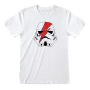 Camisola de Manga Curta Unissexo Star Wars Ziggy Stormtrooper Branco Moda | Acessórios - nacloset