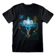 Camisola de Manga Curta Marvel Wall Lurker Preto Unissexo Moda | Acessórios - nacloset