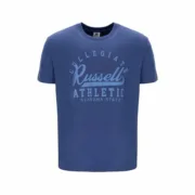 Camisola de Manga Curta Russell Athletic Amt A30211 Azul Homem Moda | Acessórios - nacloset