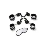Kit Prazer Grande Fifty Shades of Grey FIF110 Algemas, mordaças e braçadeiras - nacloset