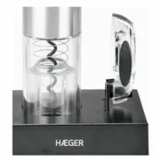 Saca-rolhas elétrico Haeger WO-PSC.003A Aço inoxidável Cozinha | Gourmet - nacloset 2