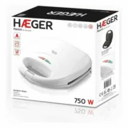 Sanduicheira Haeger SM-75G.007A Branco 750 W Cozinha | Gourmet - nacloset 2