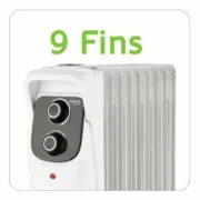 Radiador de Óleo (9 corpos) Haeger OH-009.006A Branco 2000 W Casa | Jardim - nacloset 2