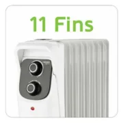 Radiador de Óleo (11 corpos) Haeger OH011007A 2500 W Branco Casa | Jardim - nacloset 2