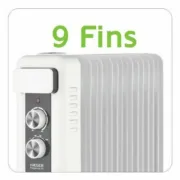 Radiador de Óleo (9 corpos) Haeger OH-009.008A Branco 2000 W Casa | Jardim - nacloset 2