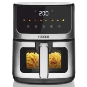 Fritadeira de Ar Haeger Magic Window Cinzento 1400 W Cozinha | Gourmet - nacloset