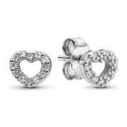 Brincos femininos Pandora 290528CZ Prata esterlina 925 Acessórios de Moda - nacloset