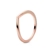 Anel feminino Pandora WISHBONE 14K ROSE GOLD-PLATED – RING – SIZE 48 Acessórios de Moda - nacloset