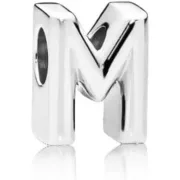 Miçangas femininas Pandora LETTER M Acessórios de Moda - nacloset