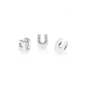 Miçangas femininas Pandora LETTER T SILVER Prateado Acessórios de Moda - nacloset