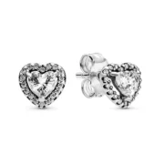 Brincos femininos Pandora 298427C01 Prata esterlina 925 Acessórios de Moda - nacloset