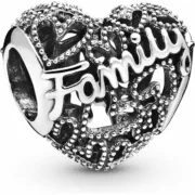 Miçangas femininas Pandora FAMILY HEART Acessórios de Moda - nacloset