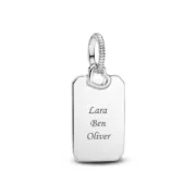 Miçangas femininas Pandora 398611C00 Prateado Acessórios de Moda - nacloset