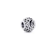 Miçangas femininas Pandora OPENWORK SUN,STARS & MOON Acessórios de Moda - nacloset