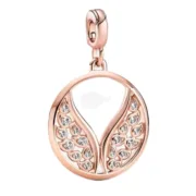Charme feminino Pandora BURNING WINGS MEDALLION Acessórios de Moda - nacloset