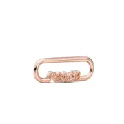 Miçangas femininas Pandora STYLING PEACE WORD LINK Acessórios de Moda - nacloset