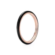 Anel feminino Pandora BLACK ENAMEL – RING – SIZE 50 Acessórios de Moda - nacloset