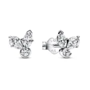 Brincos femininos Pandora SPARKLING HERBARIUM Prata esterlina 925 Acessórios de Moda - nacloset