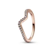 Anel feminino Pandora SPARKLING WAVE – RING – SIZE 54 Acessórios de Moda - nacloset