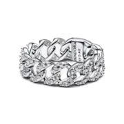 Anel feminino Pandora 193557C01-56 Prateado 16 Acessórios de Moda - nacloset