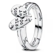 Anel feminino Pandora 193575C00-56 Prateado 16 Acessórios de Moda - nacloset