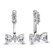 Brincos femininos Pandora 293543C01 Prateado Acessórios de Moda - nacloset