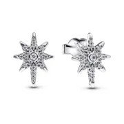 Brincos femininos Pandora 293587C01 Prateado Acessórios de Moda - nacloset