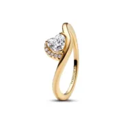 Anel feminino Pandora 163660C01-56 Dourado 16 Acessórios de Moda - nacloset