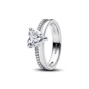 Anel feminino Pandora 193100C01-52 Prateado 12 Acessórios de Moda - nacloset