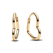 Brincos femininos Pandora 263807C00 Dourado Acessórios de Moda - nacloset