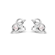Brincos femininos Pandora 293761C01 Prateado Acessórios de Moda - nacloset