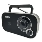 Rádio Transistor Denver Electronics TR-51 Black Sintonizador AM/FM Preto Eletrónica | Som - nacloset